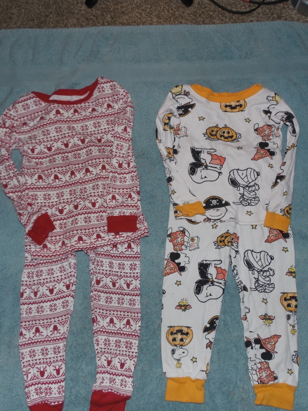 Toddler Seasonal Pajama Bundle 3T | Christmas & Halloween Pajamas
